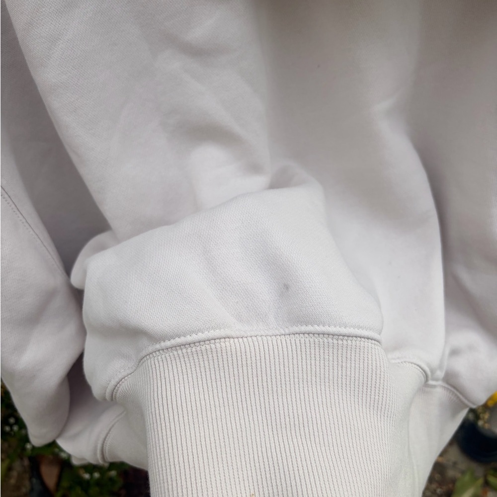 Nike Fleece Oversized Hoodie Size Xs Cream Color - Picture 6 of 9